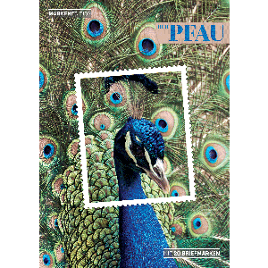 „Der Pfau“ Marken Edition 20 selbstklebend