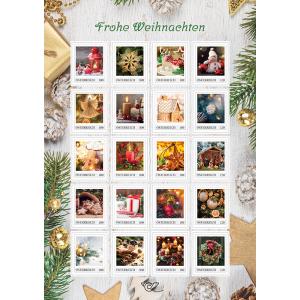 „Frohe Weihnachten“ Marken Edition 20 selbstklebend 