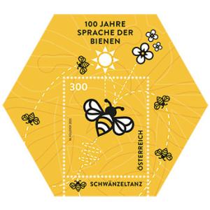 100 Jahre „Die Sprache der Bienen“ 3,00 Blockmarke