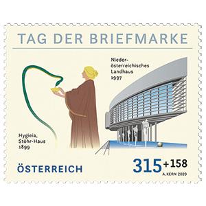 'Tag der Briefmarke 2020 - St. Pölten' 3,15+1,58 Sondermarke mit Zuschlag